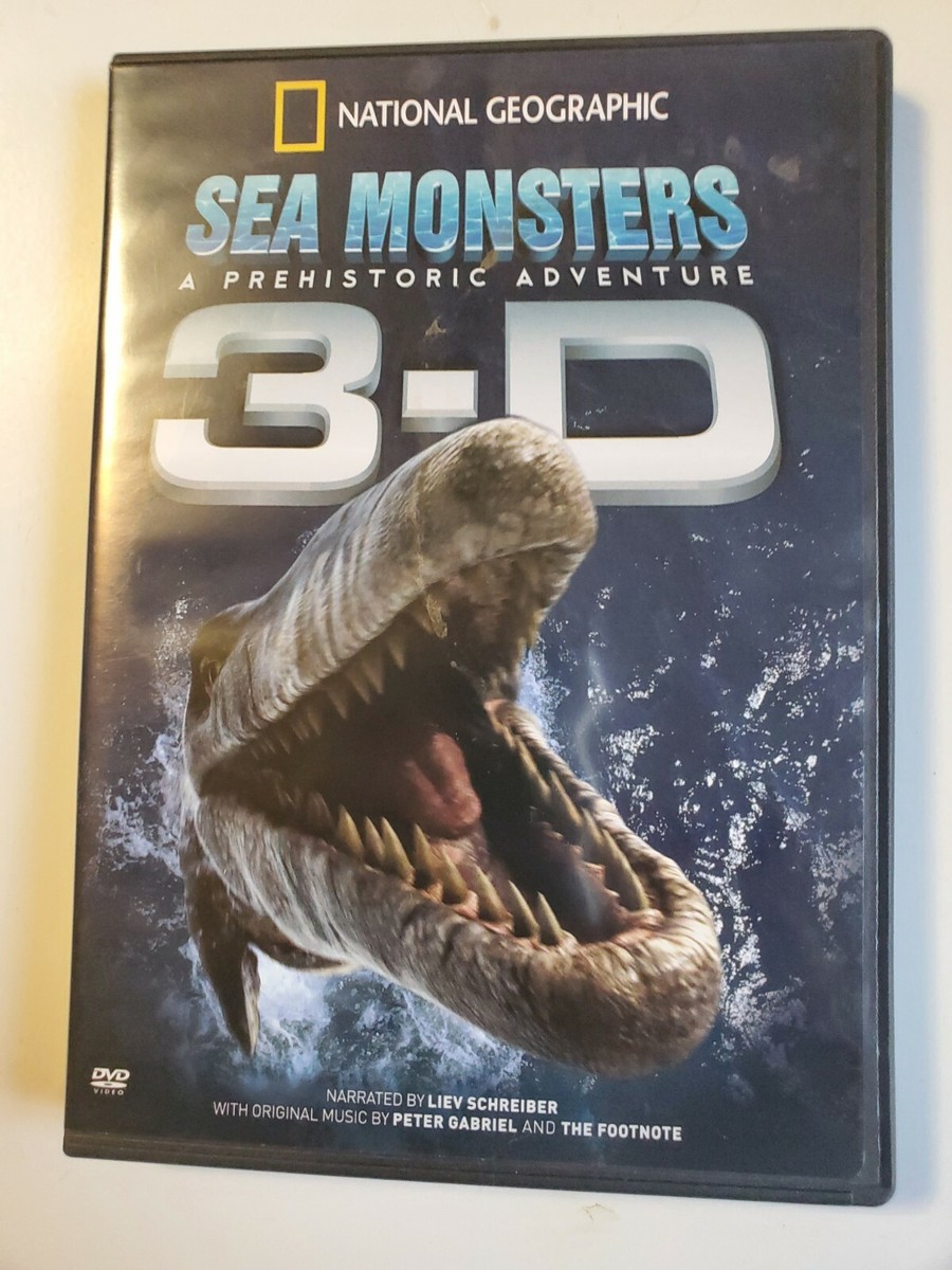 Sea Monsters: A Prehistoric Adventure DVD 3-D Glasses National Geographic |  eBay