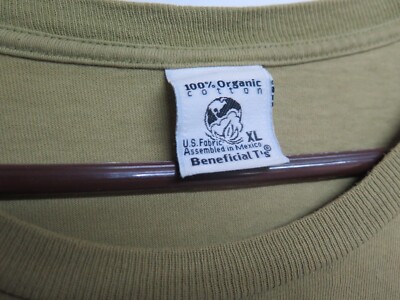 Vtg 90s Men's Patagonia Beneficial T's Organic Cotton No Worries