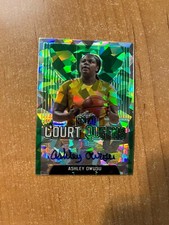 2021-22 Leaf Metal - Ashley Owuso - Green Crystals Court Queens Auto #d 1/5