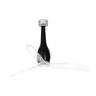 Energy Saving Fan with Remote Control Eterfan Bright Black 128CM