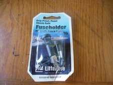 Littlefuse 3453LF6 20A, 250V Max, Drip Proof, Shock-safe Panel Mount Fuse Holder
