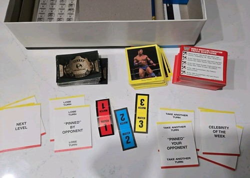World Wrestling Federation Trivia Game 1998 WWF Cardinal 800 Questions & Cards - Picture 3 of 6