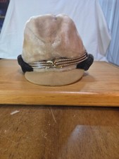 Vintage United Hatters Cap Millinery Workers Mens M Pinch Hat size Medium EUC