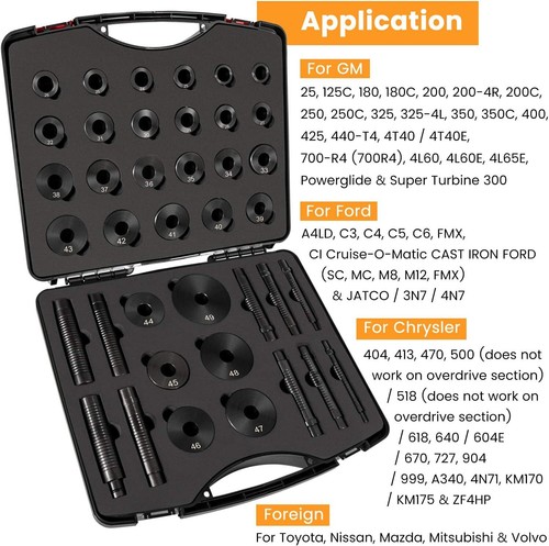 T-0220-39 Master Bushing Driver Set for Chrysler GM Ford Transmissions 39PCS - Picture 3 of 11
