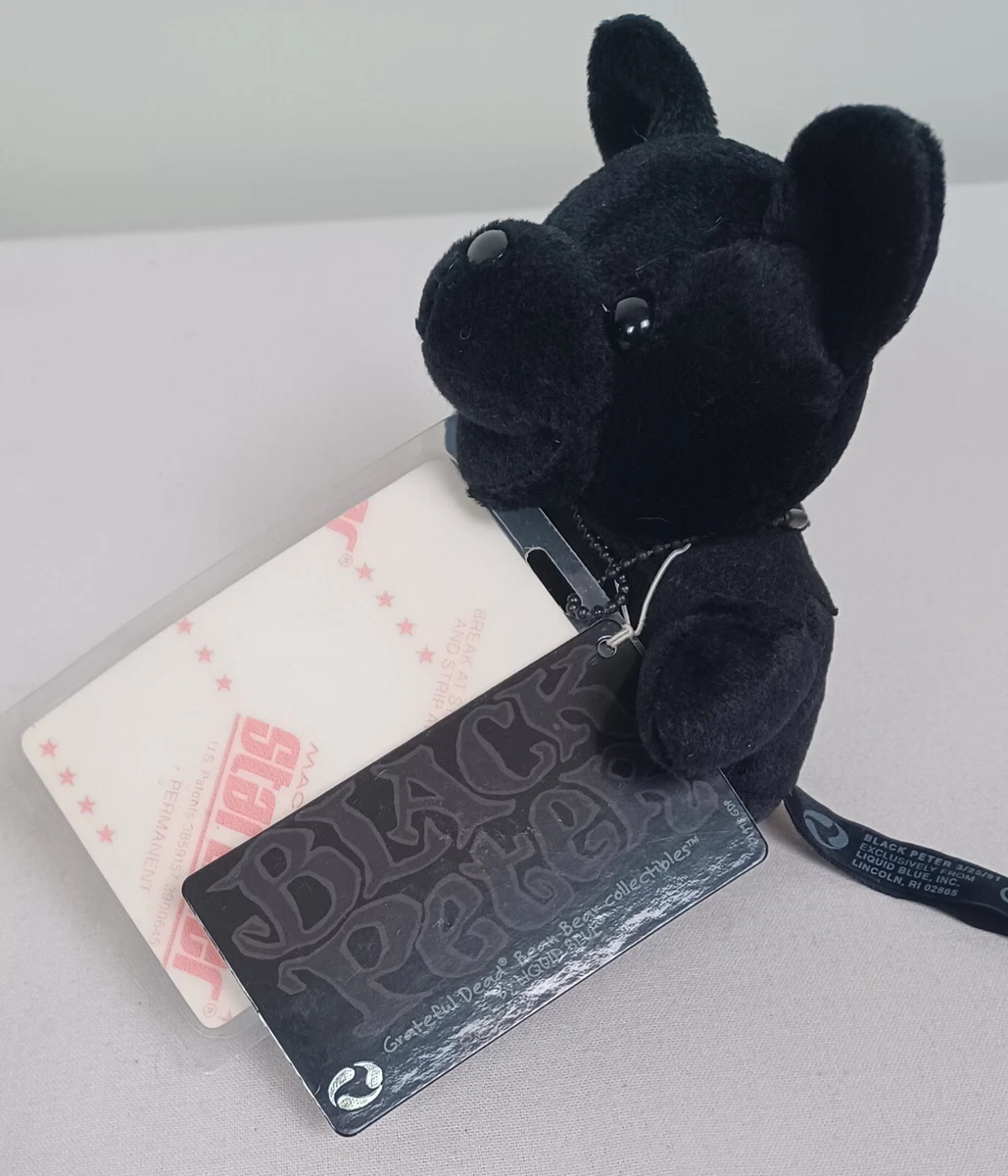 Liquid Blue Black Peter 3/25/91 beanie baby Grateful Dead Edition 5233/30,000
