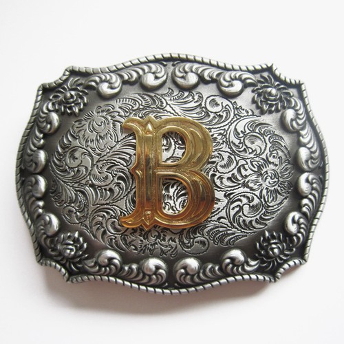Hebilla de cinturón para letras vaquero vaquera estilo vintage también stock en los EE. UU. - Imagen 15 de 42