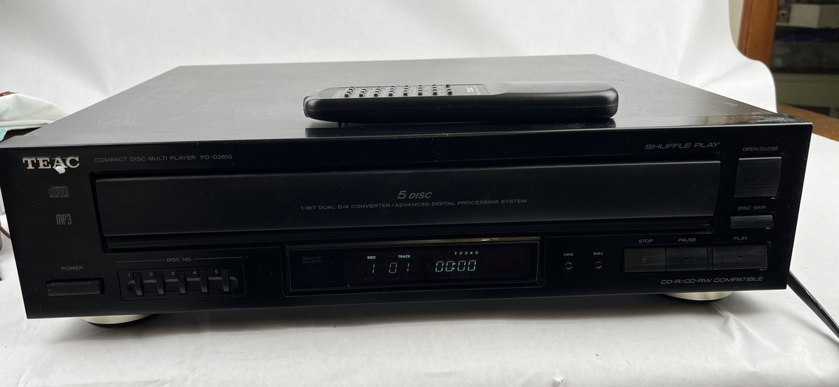 Teac PD-D2610 CD Changer & Remote W/Original Box 43774022052| eBay