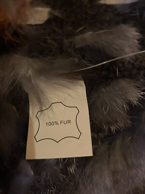 Bonnet En Vraie Fourrure Tricoté TU - Multicolore Taille Unique Neuf Avec étiquettes