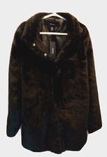 Ladies Faux Fur Jacket. Vera Moda. Black. Med. Rrp £50. Free P&p.