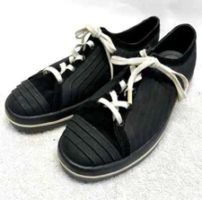 Ccilu Womens Size 9 Oxford Black Lace Up Casual Sneaker Shoes