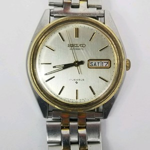 seiko automatic 17 jewels gold watch