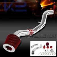 For 2003-2006 Nissan 350z Z33 V6 3 Aluminum Cold Air Intake Pipe+red Filter Kit on sale For 2003-2006 Nissan 350z Z33 V6 3 Aluminum Cold Air Intake Pipe+red Filter Kit on sale