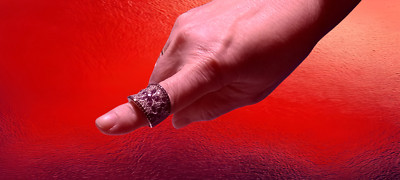 Sterling Silber Ring mit schwarzen, lila Kristallen, weißen Pave Steinen Gr. 6 Damen