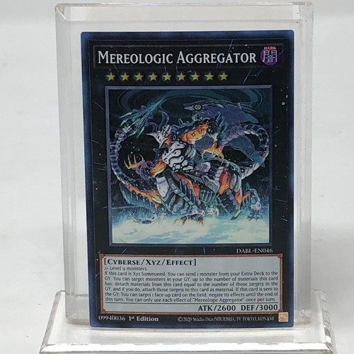 YuGiOh! MEREOLOGIC AGGREGATOR: DABL-EN046 SUPER RARE 1st Edition LP
