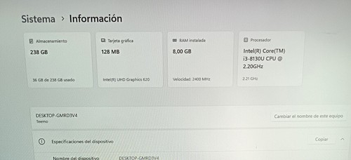 Mini PC Asus Chromebox 3 SSD 256GB 8GB RAM i3-8130U. Perfecto estado - Imagen 3 de 3