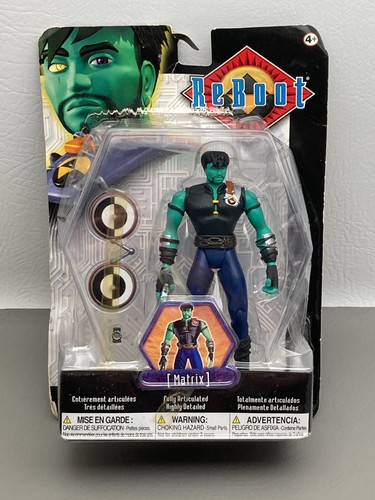 New Reboot Matrix Action Figure 2001 Irwin Toy Sealed Card Vintage
