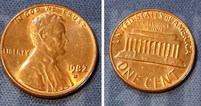 1982 D Lincoln Cent Large Date DDO/DDR Copper | eBay