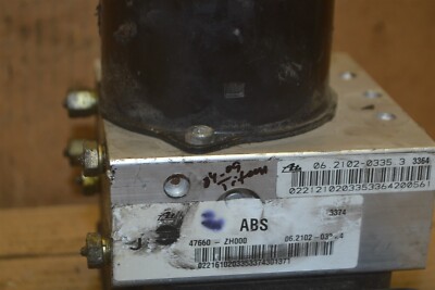 04-09 Nissan Titan ABS Pump Control OEM 47660ZH000 Module 731-11d4 04-09 Nissan Titan ABS Pump Control OEM 47660ZH000 Module 731-11d4