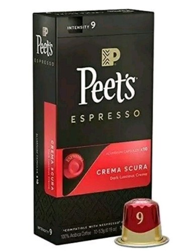 Peet's Coffee Espresso Capsules, Crema 