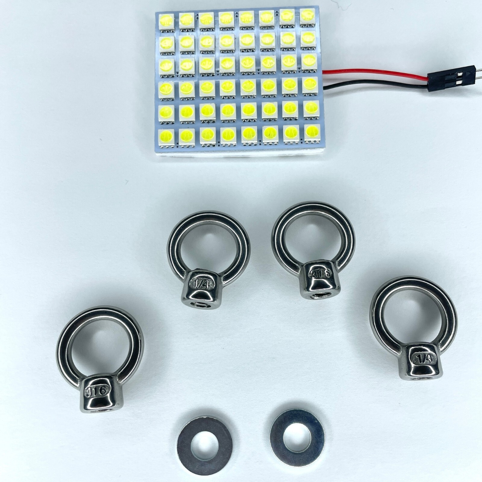 Mounting Nuts and LED Lights for Molle Panel eBay