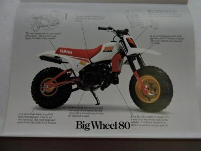 Yamaha Big Wheel 80/200/200E Motorcycle Brochure B12312 | eBay