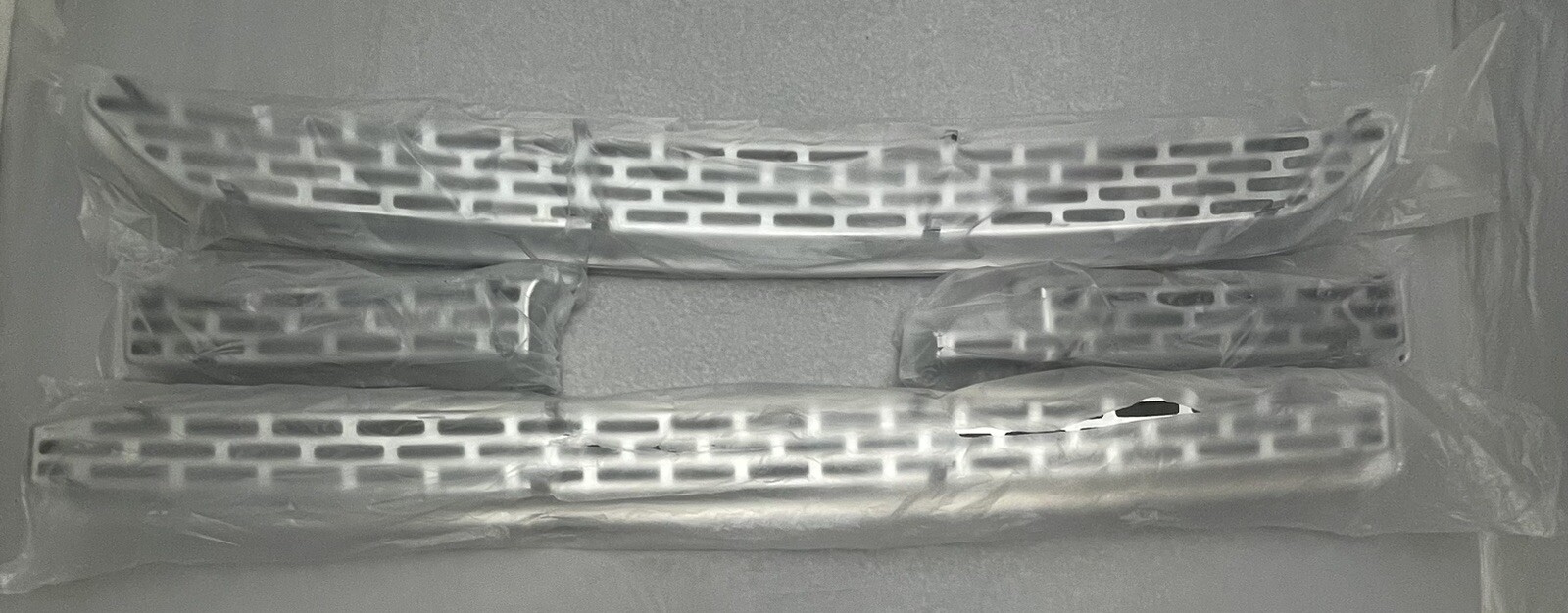 20152020 GMC Yukon XL CHROME Snap On Grille Overlay 3 Bar Grill Covers