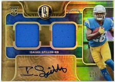2022 ISAIAH SPILLER Gold Standard RC Dual Patch Auto /149 🔥🔥 LAC