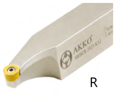 Akko SRHCR 2525 K12 Clamp Holder Turning Steel 25x25 for RCMT 1204..
