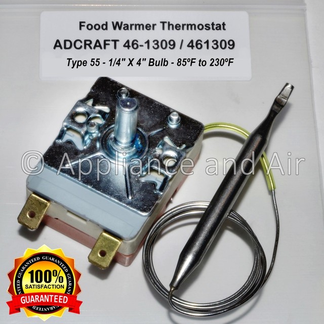 ADCRAFT FW12 / FW1200WT Food Warmer Thermostat Type 55 SHIPS TODAY