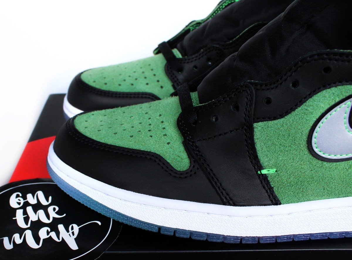 Nike Air Jordan 1 Retro High Zoom Rage Zen Green UK 5 8 9 10 11 12