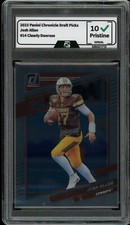 2023 Panini Chronicle DP  #14 Josh Allen  GRADED 10 GEM MINT Clearly Donruss