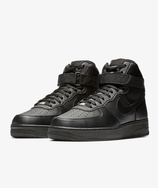 all black af1 high