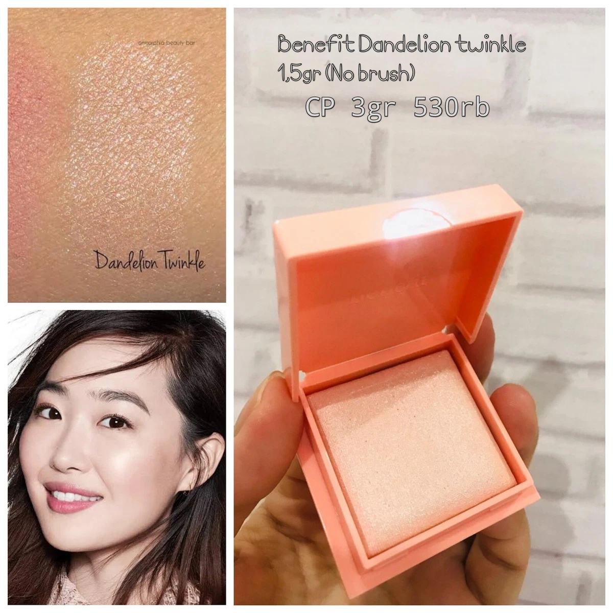 Benefit DANDELION TWINKLE Strobing/Highlighting Powder 1.5g NEW | eBay