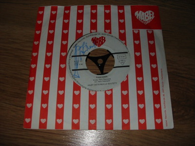 Vinyl7inch Hazy Osterwald Sextett Fanfares Swiss Press Original signiert!!