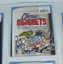 United States of America Jumbo Country Magnet by Classic Magnets, NIP
