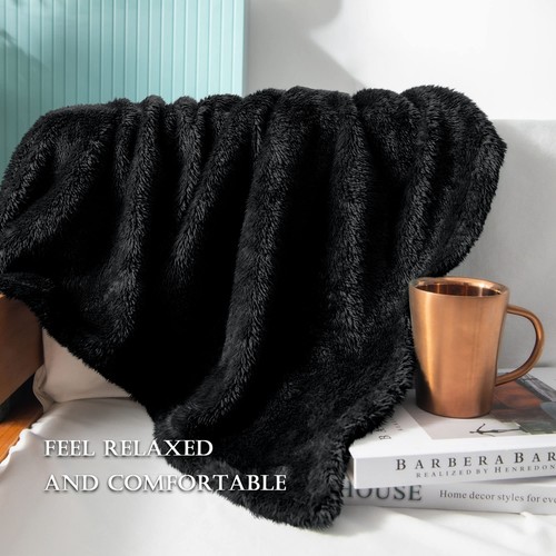 Plush Fuzzy Fleece Throw Blanket Extra Large Super Soft Fluffy and Warm Blank... - Picture 4 of 8
