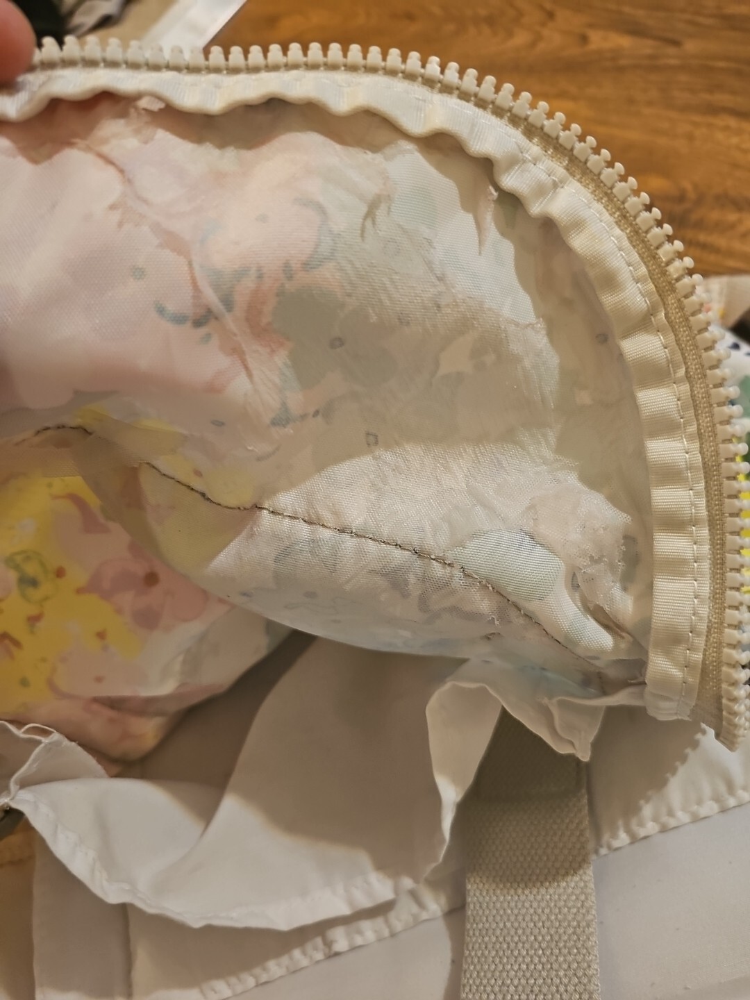 Kipling Printed Foldable Backpack Floral Flowers … - image 8