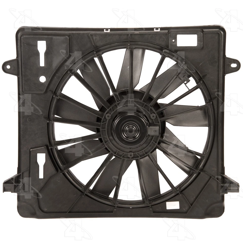 Conjunto de ventilador de refrigeración del motor Jeep Wrangler 2007-2011 4 estaciones 2008 2009 2010 Foto 4 de 4