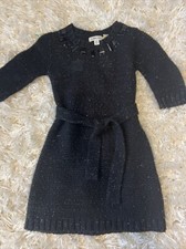 Girls Black Cherokee Sweater Dress Size 6/6x