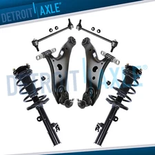 Front Struts Lower Control Arm w/Ball Joint Sway Bar for 08-11 Toyota Highlander