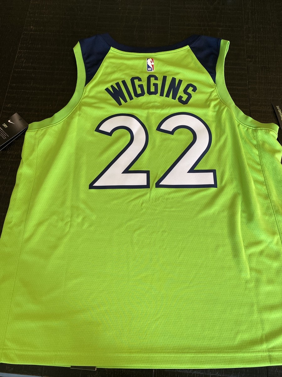 Nike Minnesota Timberwolves Andrew Wiggins Green Swingman Jersey