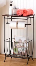 Bathroom Magazine Toilet Paper Holder-Perfect For All Your Bathroom Items