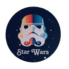 Round Mouse Pad Cool Solider Star Wars 8 Inch Diameter Non Slip Back