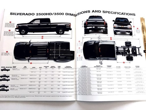 2001 Chevrolet Silverado Truck 50-page Sales Brochure Catalog - 1500 2500 3500 - Picture 9 of 10