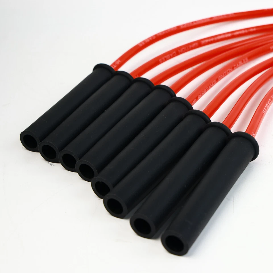 16 Spark Plugs + 8 Wires For Ford F150 F250 F350 E350 Super Duty Lobo 6.2L V8 - Image 2 of 4