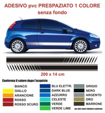 Strisce adesive Auto fasce laterali fiancate tuning sport stickers decals pvc