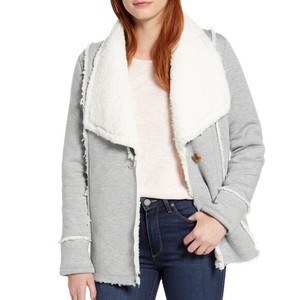 caslon faux shearling jacket