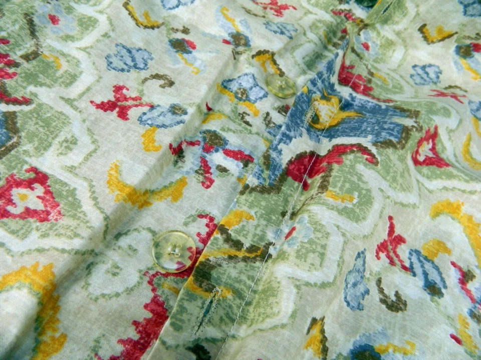 Noble Excellence 西南阿兹特克几何红色蓝色标准枕套 — 第 3/4 张图片