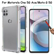 Transparency Case For Motorola One 5G Ace/G Stylus 5G TPU Soft Clear Phone Cover