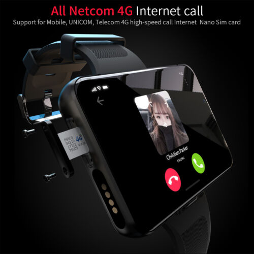 2.88" Smart Larger Screen 4G Watch Android 9.0 Dual Camera WIFI GPS 4+64GB - Picture 4 of 15